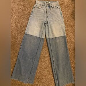 pacsun double denim jeans Size 22(XXS)